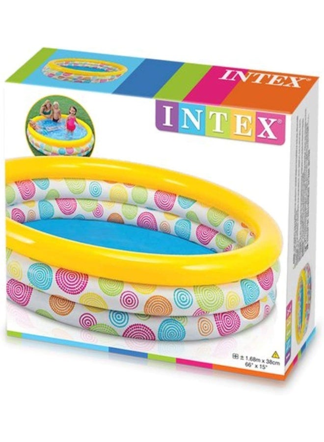 Intex Rainbow Ombre Swimming Pool with Size 1.68m X 38cm - Image 3
