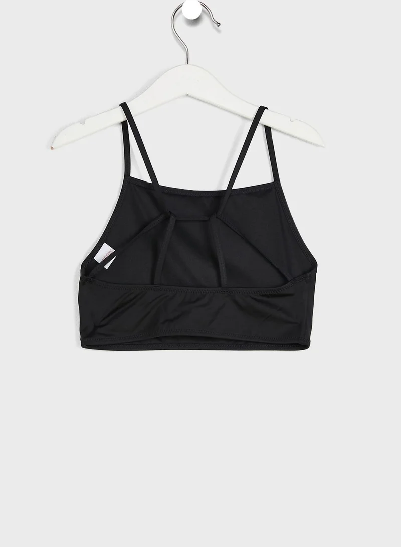 CALVIN KLEIN Youth Bralette Bikini Set