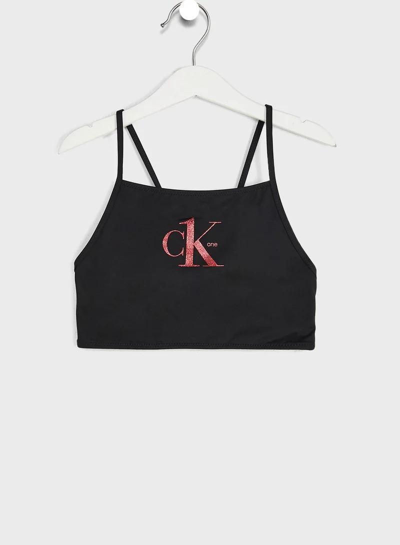 CALVIN KLEIN Youth Bralette Bikini Set