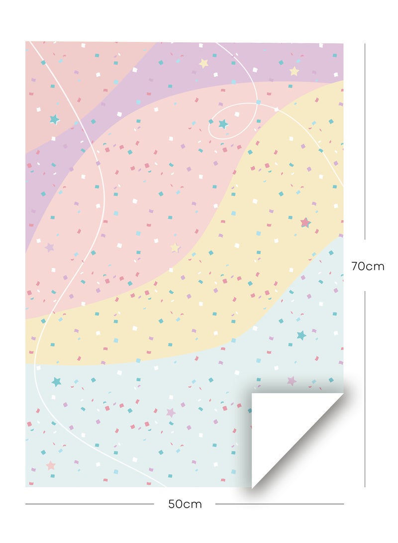 شير ذا لوف  مجموعة ورق تغليف الهدايا الأرجواني - 4 ورقات فاخرة (50 × 70 سم لكل ورقة)، تغليف هدايا أنيق وملون لأعياد الميلاد وحفلات الزفاف وحفلات استقبال المولود والمناسبات الخاصة - Image 2