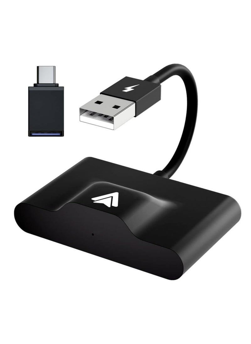 MSMR Android Auto Wireless Adapter, for Android Wireless Carplay Dongle New Wireless Auto Car Adapter Play WiFi Online Update USB-A Cables  - Image 1