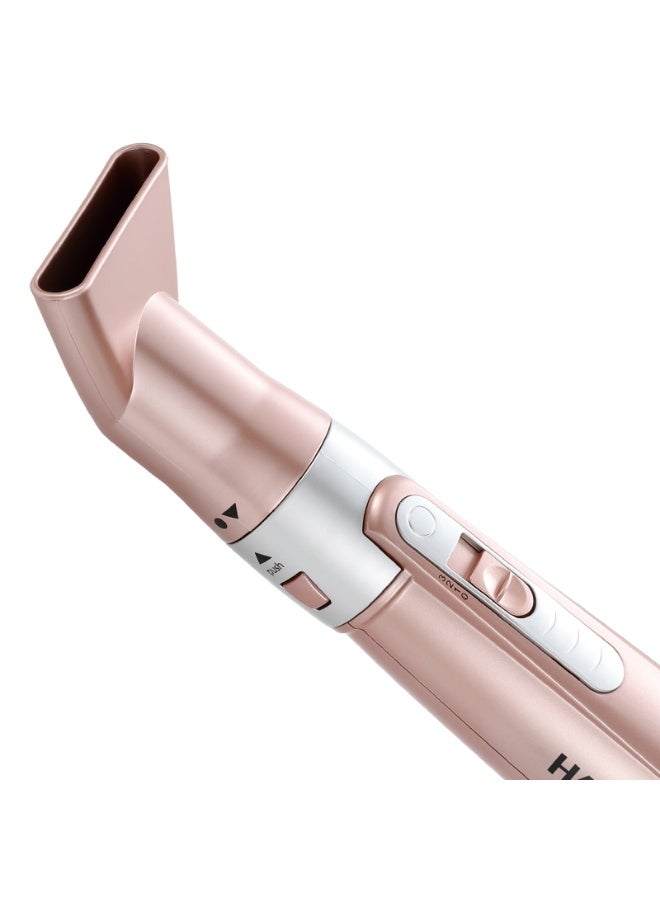 HALEY 7-in-1 Electric Curling Hair Comb 800W – Hot Air Styler, Hair Dryer Brush with 3 Heat Settings & Multi Attachments - Image 4