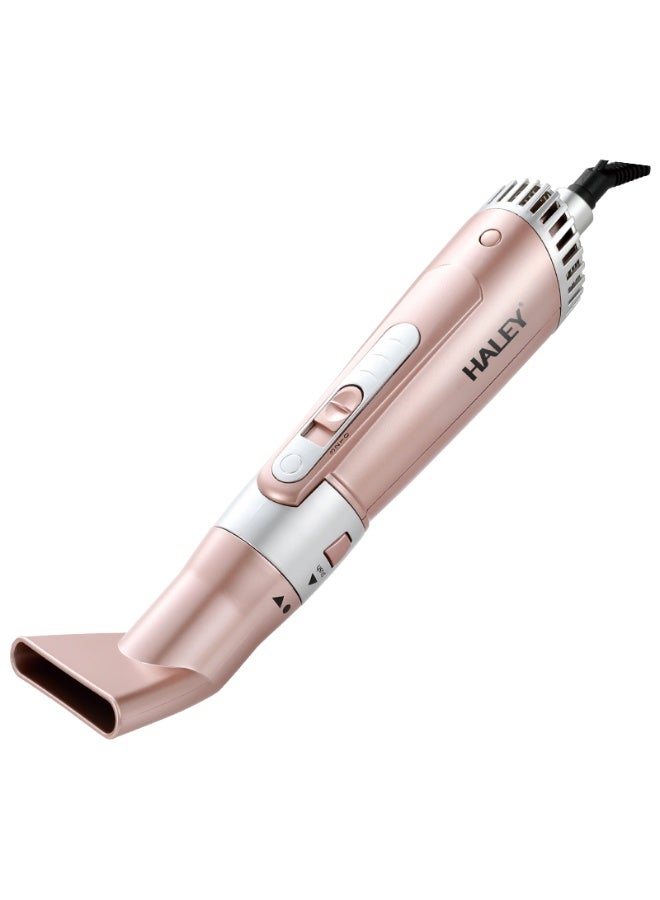 HALEY 7-in-1 Electric Curling Hair Comb 800W – Hot Air Styler, Hair Dryer Brush with 3 Heat Settings & Multi Attachments - Image 2