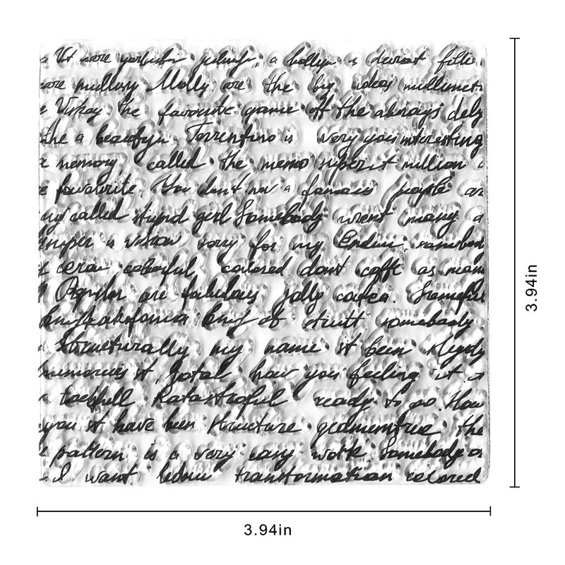 Hying Words Letters Background Clear Stamps for Card Making Scrapbooking Crafting DIY Decorations, English Sentiment Background Transparent Silicone Seal Stamps for Embossing Album Crafts - Image 2