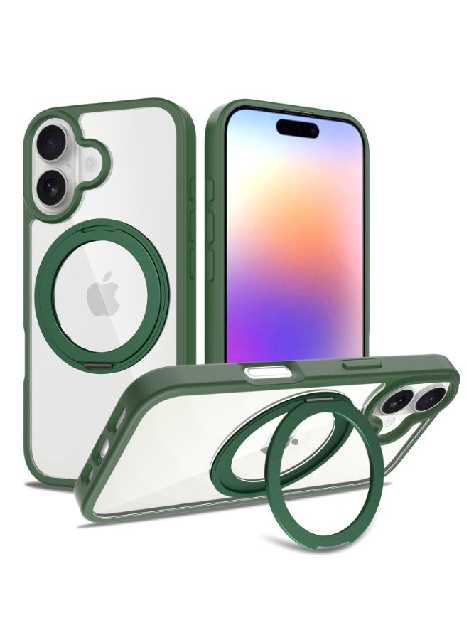 NIBEMINENT Dull Polish Protection Case With Magsafe For iPhone 14 Plus, Atrovirens