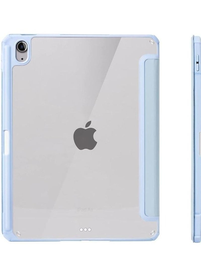 فوميمو جراب لجهاز iPad (A16) مقاس 11 بوصة من الجيل 2025/جراب لجهاز iPad 10 مقاس 11 بوصة من الجيل العاشر 2022 جراب لجهاز iPad 10 مقاس 11 بوصة من الجيل العاشر مع حامل رفيع وغطاء خلفي شفاف ناعم مع حامل قلم رصاص وغطاء ذكي لجهاز iPad مقاس 11 بوصة من الجيل العاشر 2022/10.9 بوصة من الجيل العاشر 2022 - Image 4