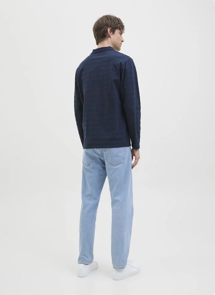 ج ج ريبل قميص بولو بلوي بأكمام طويلة