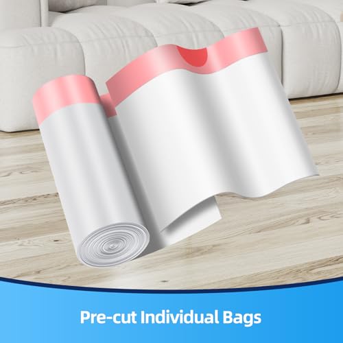 KUK 13 Gallon Tall Kitchen Drawstring Trash Bags, Unscented, White, 120 Count, Tear-Free Individual Garbage Bags, Tear-Resistant, Leak Proof, Garbage Bag for Kitchen, Home Office 2 - Image 4