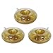 SATONBEYI 3 Pack Drink Floaties for PoolPool Drink Floats Round Shiny Drink FloatiesFloating Drink Holder for Pool Beer Floaties for Pool for Parties and Summer Pool Water FunGoldSATONBEYI - Image 3