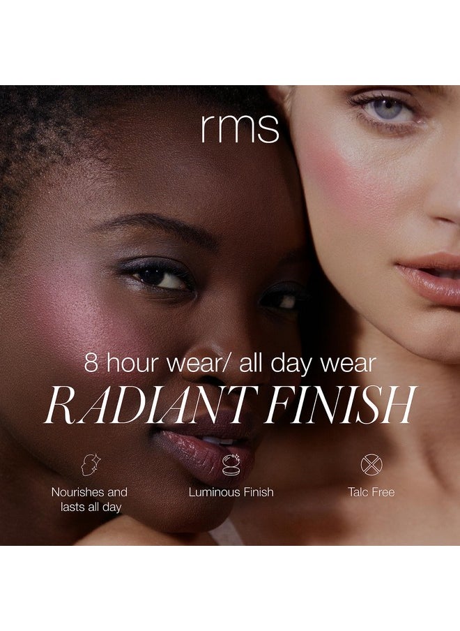 RMS Beauty بلوش بودرة هيدرا باللون الأحمر رمان فرز للنساء 0.25 أوقية  - Image 3