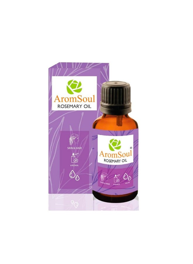 Aromsoul - Premium Rosemary Essential Oil 30 Ml 100% Natural & Pure | Therapeutic & Aromatherapy Grade | - Image 1