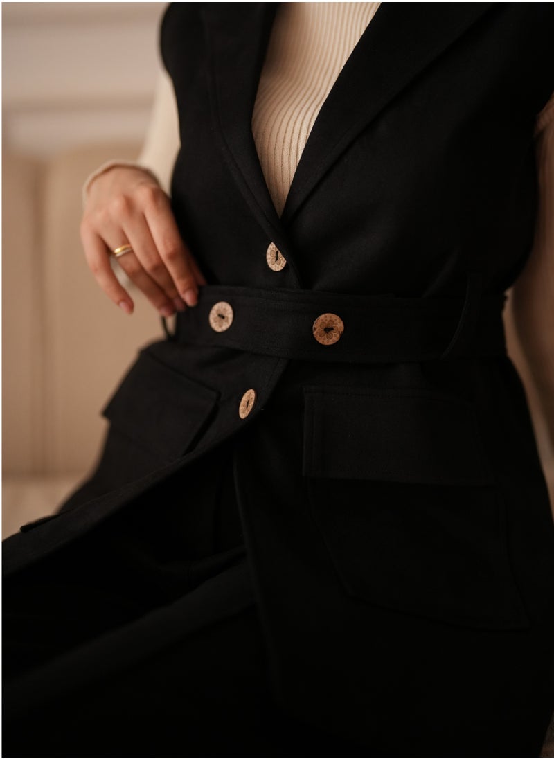 ماركة غير محددة سوت شمواه مبطن - استايل واسع وأنيق بألوان متعددة  - Image 3