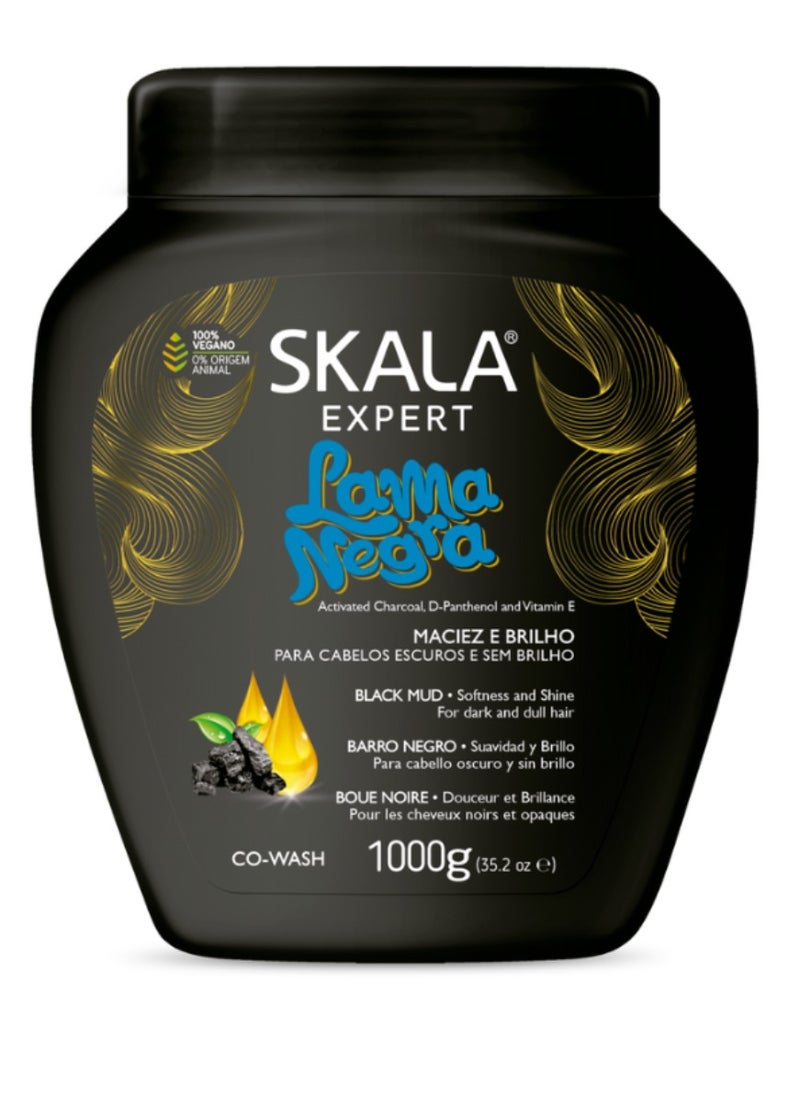SKALA Lama Negra Black Mud Softness and Shine For Dark and Dull Hair 1000g 