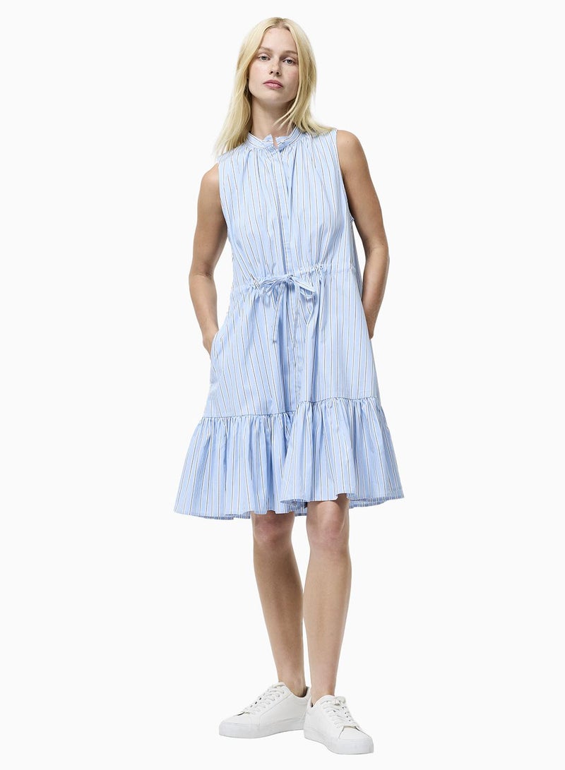 French Connection Cambria Cotton Striped Dress - Image 1