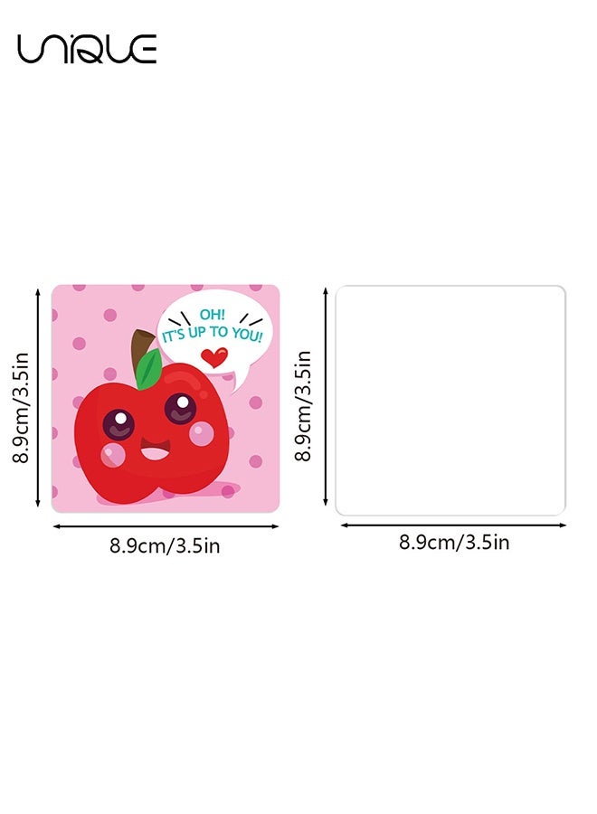 60Pieces Lunch Box Notes for Kids Cute Lunchbox Notes for Kindergartners Inspirational and Motivational Notebook Kids Back to School Gifts,60 Style - 3.5" ×3.5" - Image 2