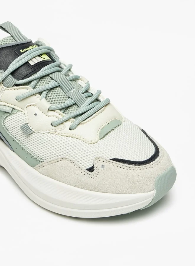 كانغاروس Women's Panelled Lace-Up Sports Shoes
