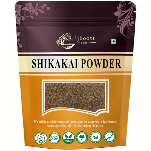Brijbooti Organic Shikakai Powder for Hair Pack -(200 Gr) | Excellent Hair Conditioner & Cleanser | 100% Pure & Natural Shikakai Powder - Image 1
