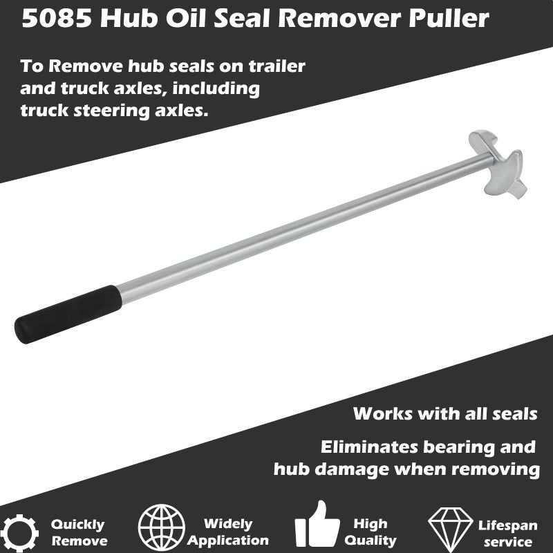 Sunluway 5085 Hub Oil Seal Remover Hub Oil Seal Puller Removes Hub Seals on Trailer and Truck Axles - Image 2