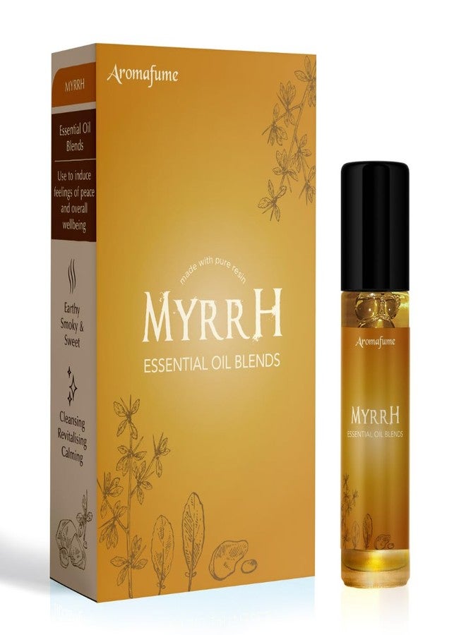Aromafume Resin((Myrrha) Essential Oil Roll-On Blend by Aromafume | 3 x 6ml / 3 x 0.2 Fl Oz | Made with Commiphora Myrrha, native to East Africa | For meditation, spiritual awakening, prayer and wellness - Image 1