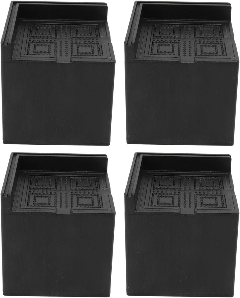 4Pcs Furniture Risers | 3in Height for Washing Machine/Bed/Couch | EVA Plastic Support Up to 2200LBS | Grip - Enhanced & Long - Lasting - Image 3