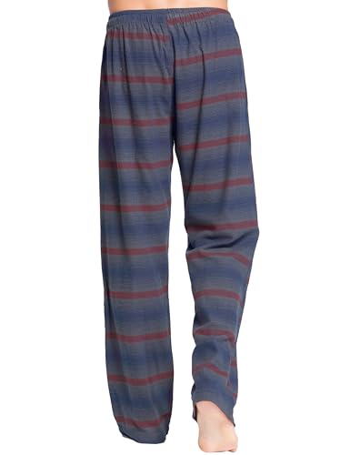 CYZ Men's 100% Cotton Super Soft Flannel Plaid Pajama Pants,Crocodile Plaid,Large - Image 5