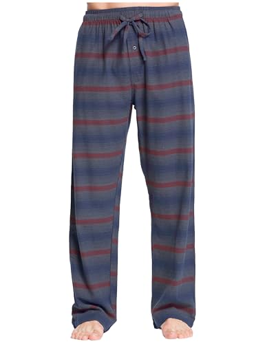 CYZ Men's 100% Cotton Super Soft Flannel Plaid Pajama Pants,Crocodile Plaid,Large - Image 1