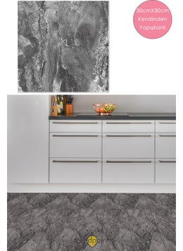 1 Piece Lvt Floor and Wall Covering Self-Adhesive 30CM×30CM Kitchen Bathroom Entrance Tile - pzsku/Z11AA6881DB20DE444673Z/45/_/1725794059/77c4e6d7-628b-4e3b-81a8-5b317acc618d