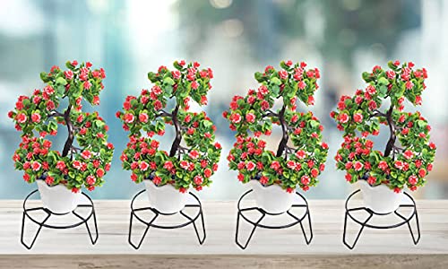 CRAFTCASTLE Craft Castle Stylish Iron Indoor/Outdoor Italiano Flower Pot/Plant Stand for Home Garden or Balcony Decor(Black) (4) - Image 2