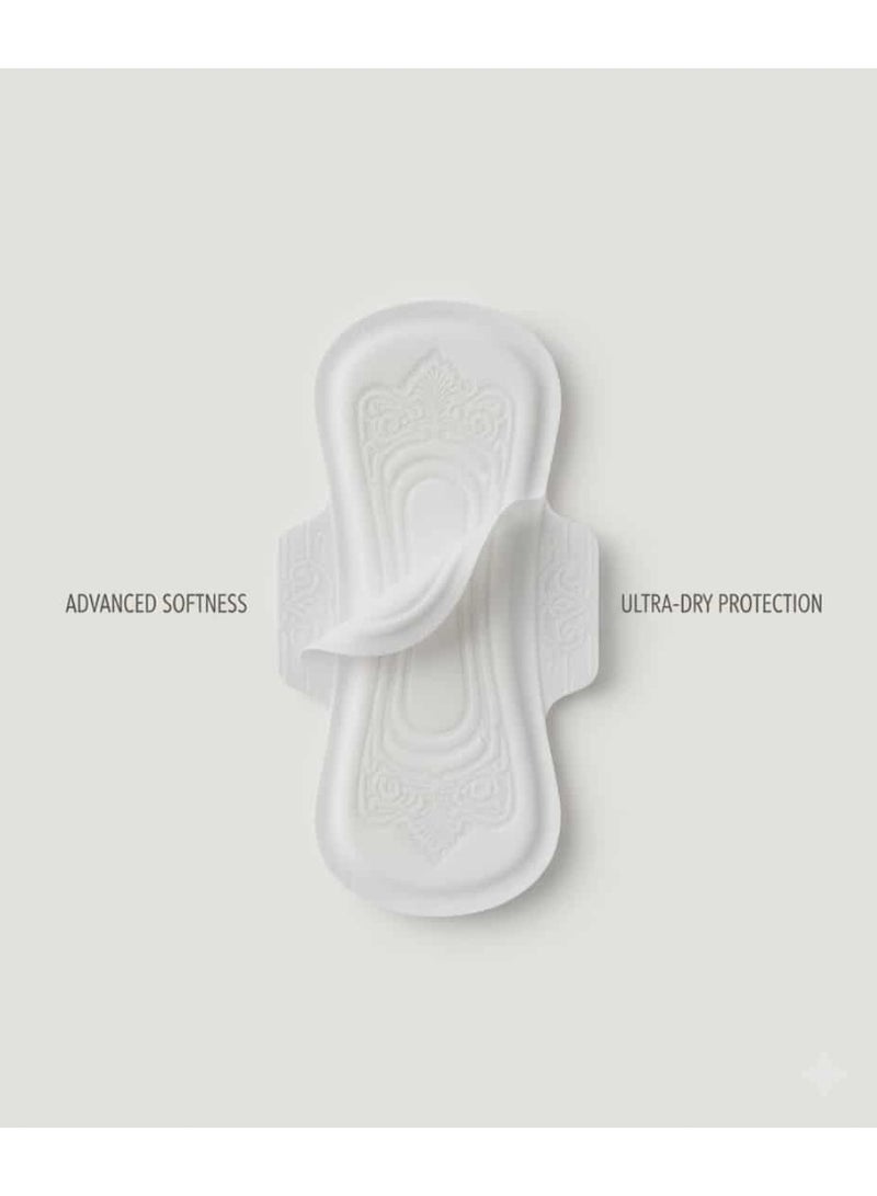 دراي فوط دراي اليومية انتعاش الازها 40 فوطة +12 يومية عادية +4 مناديل مبللة هدية حجم 2 - Image 4