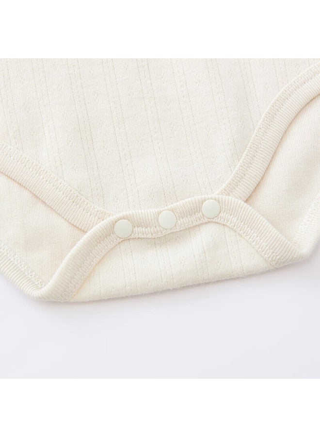 Tongtai Tongtai Baby Romper For Spring And Autumn, Girls' Onesie, Children's Loungewear, Crawling Suit, Ts43j068-ds, Off-white, 59cm  - Image 4