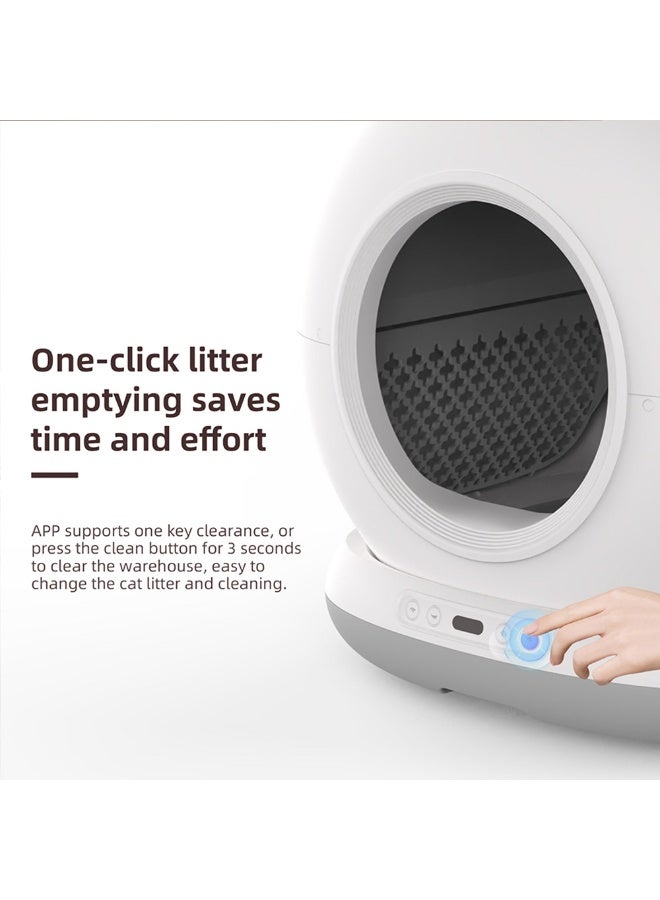 Knox Powering Generations Self Cleaning cat litter box automatic cat litter box 72L Extra Large Capacity, WiFi App Control with Smart Health Monitor, Odor Removal, Anti Pinch - Image 3