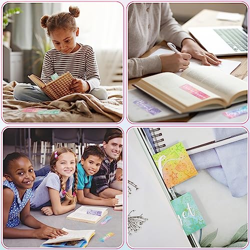Anseal 12pcs Inspirational Bookmarks for Women Men, 6 Styles Colorful Paper Bookmarks Bulk for Book Lovers, Teachers, Reading Lovers, Gifts, Prizes, Class - Image 5
