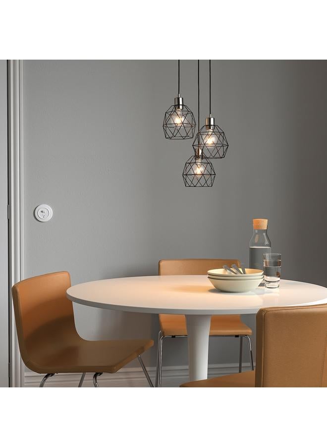 erorex Pendant Lamp Shade, Black, 20 Cm - Image 3