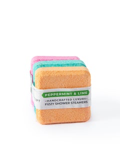 THE SKIN CONCEPT The Skin Concept Fizzy Shower Steamers - Easy Breathe - Peppermint and Lime - Handmade, Vegan  - Image 2