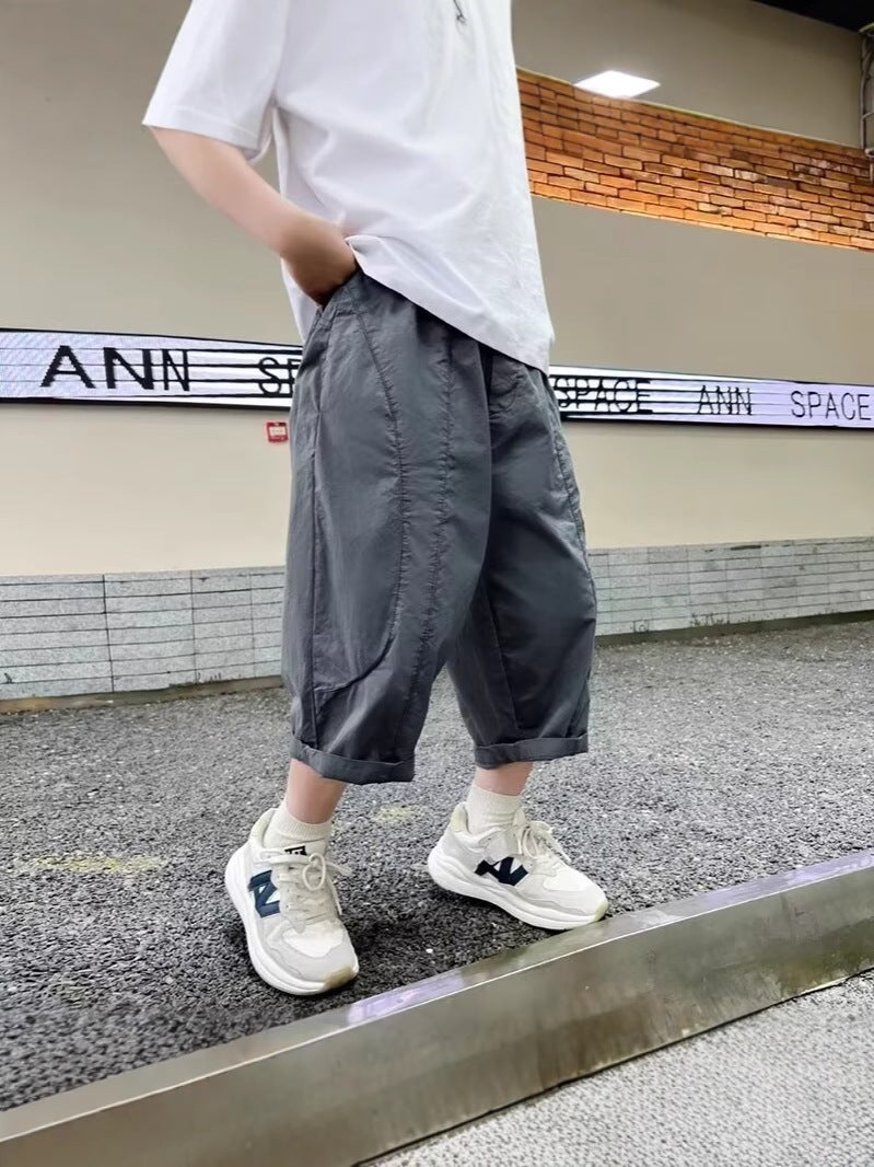 Boys' Summer Shorts Five-Point Cargo Pants Stylish Thin Model For Older Children Summer Boys' Casual Pants - Image 5