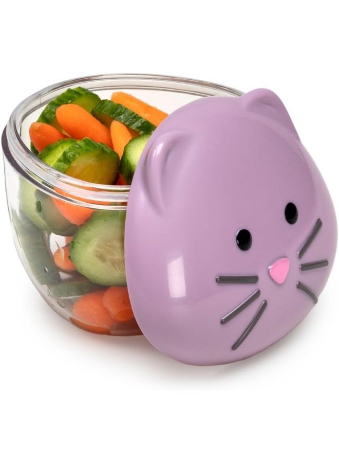 melii Animal Snack Containers - Adorable, Airtight, and Leakproof Designs for Kids - BPA Free, Easy Clean, Perfect for On the Go Snacking and Lunch Boxes - Image 1