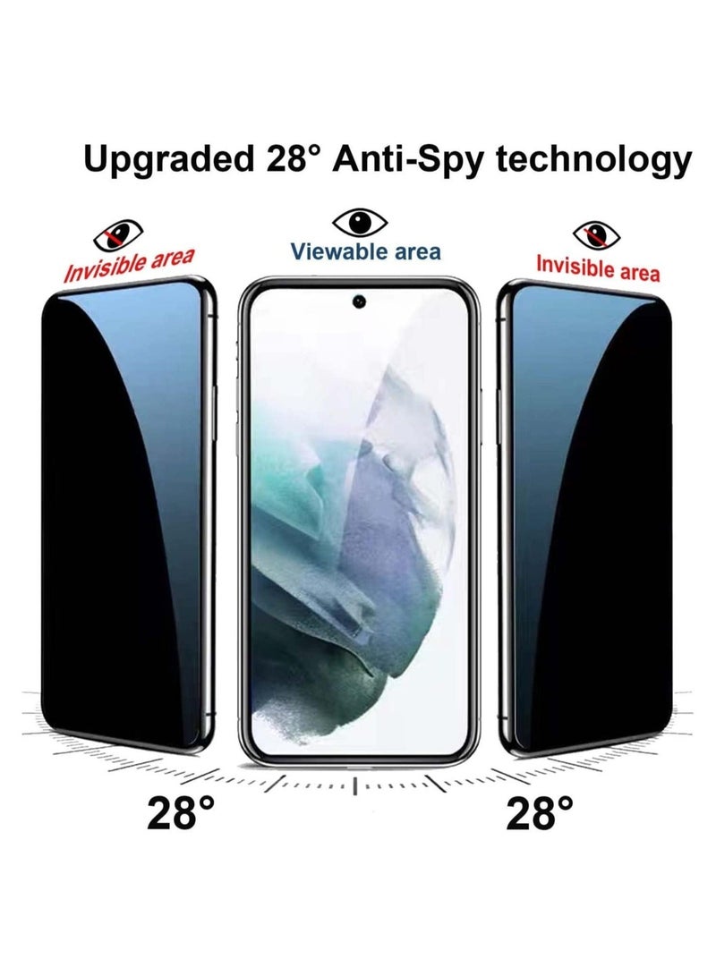 SHOPI Samsung Galaxy A54 5G Privacy Glass Screen Protector Anti-Spy Tempered Glass Film 9H Hardness Scratch Resistant Bubble Free Glass Screen Protector - Image 2