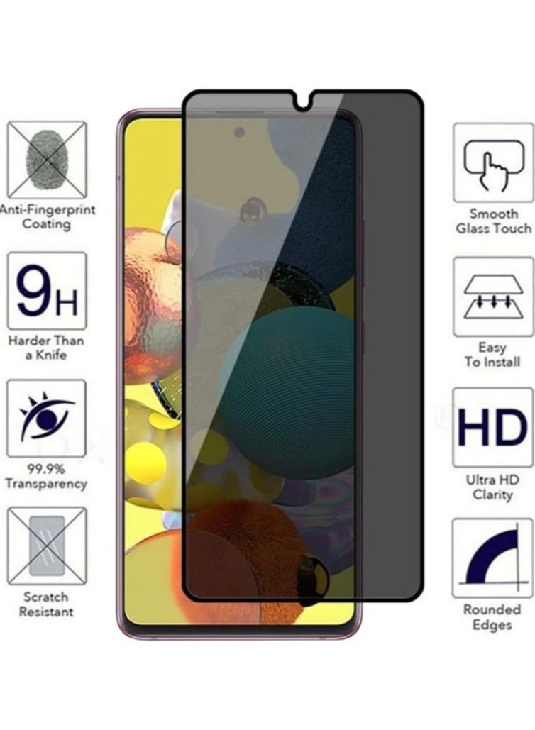 SHOPI Samsung Galaxy A54 5G Privacy Glass Screen Protector Anti-Spy Tempered Glass Film 9H Hardness Scratch Resistant Bubble Free Glass Screen Protector - Image 5