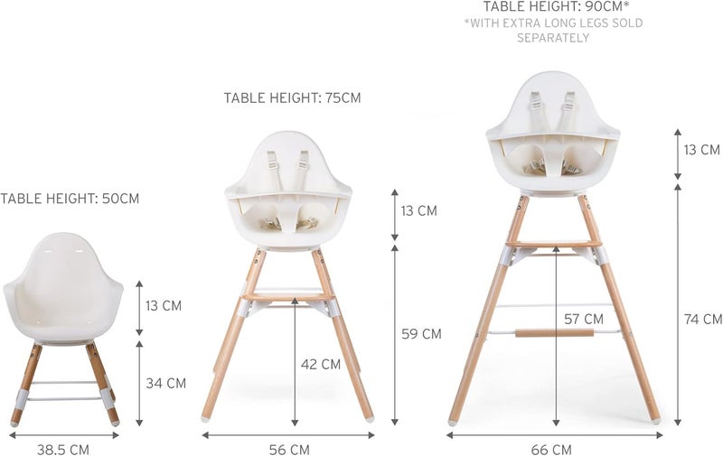Childhome Evolu One.80° High Chair - Modern Swivel Design - Image 5