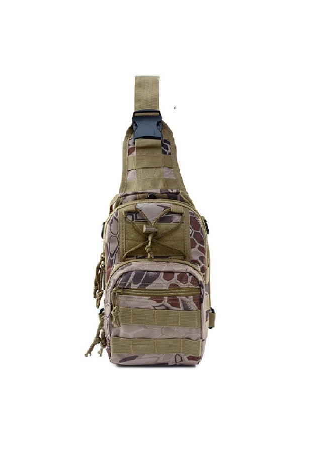 Tactical Chest Bag for Military Enthusiasts - Casual Cycling Shoulder Bag for Men 