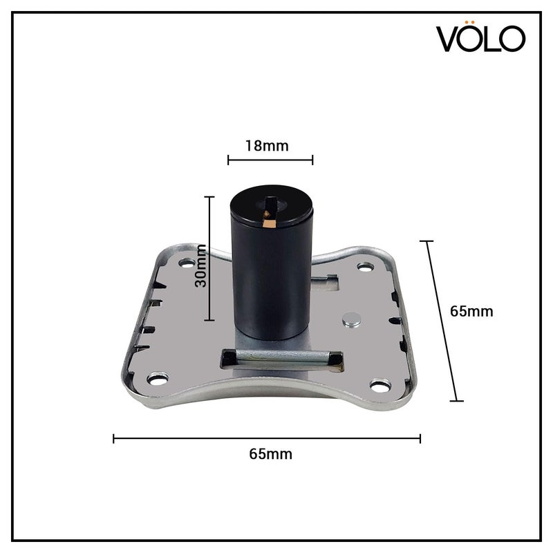 Volo Furniture Cupboard Lock – 30mm Black Safety Lock for Drawers, Cabinets, Wardrobes, and Almirahs – Home & Office Use - Image 2