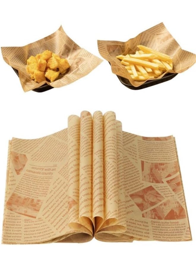 Non-stick, greaseproof baking paper, perfect for burgers, sandwiches, and cheese, suitable for baking, frying, and parties. Eco-friendly, ideal for burger, fries, and bread baskets10m. - Image 3