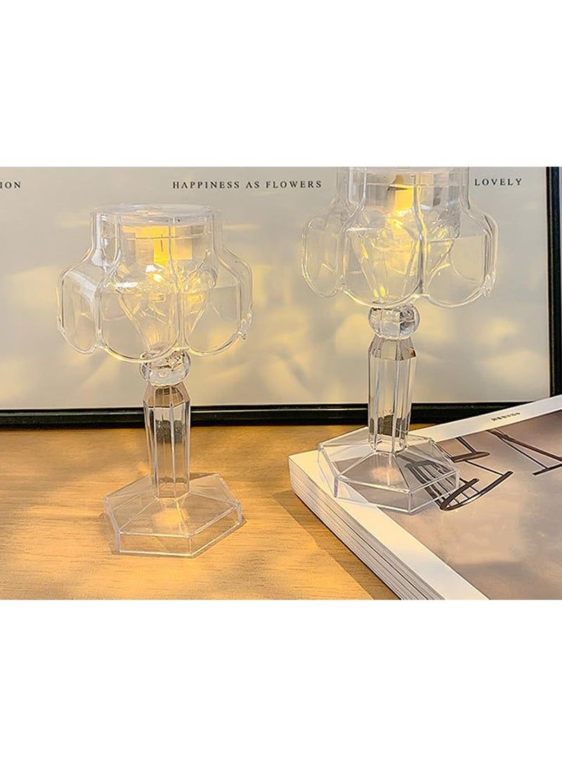 Night light bulb, indirect lighting, crystal lampshade, room lighting, table lighting, crystal table lamp night lighting, bedside lighting, comfortable for the eyes - Image 2