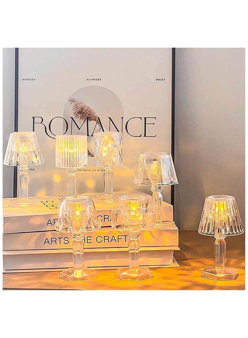 Night light bulb, indirect lighting, crystal lampshade, room lighting, table lighting, crystal table lamp night lighting, bedside lighting, comfortable for the eyes - Image 3