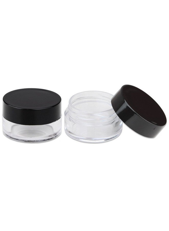 Beauticom High-Graded 5 Grams/5 Ml Bpa Free Thick Clear Acrylic No Leak Plastic Empty Containers With Black Lid For Cosmetic, Lip Balm, Beads, Creams, Lotion, Liquids, Sample, Travel - Image 4