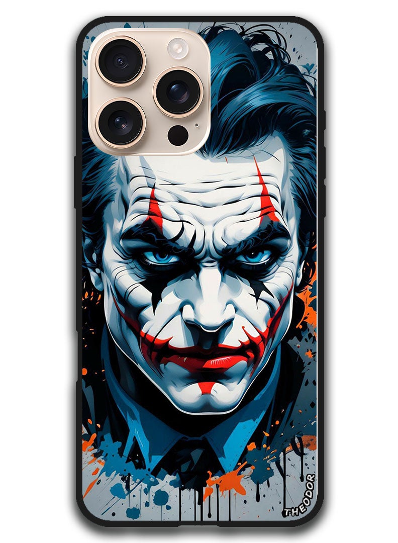 Theodor Protective Case Anti Scratch Shock Proof Bumper Cover For iPhone 16 Pro Max (6.9)-inch Jokerr - Image 1