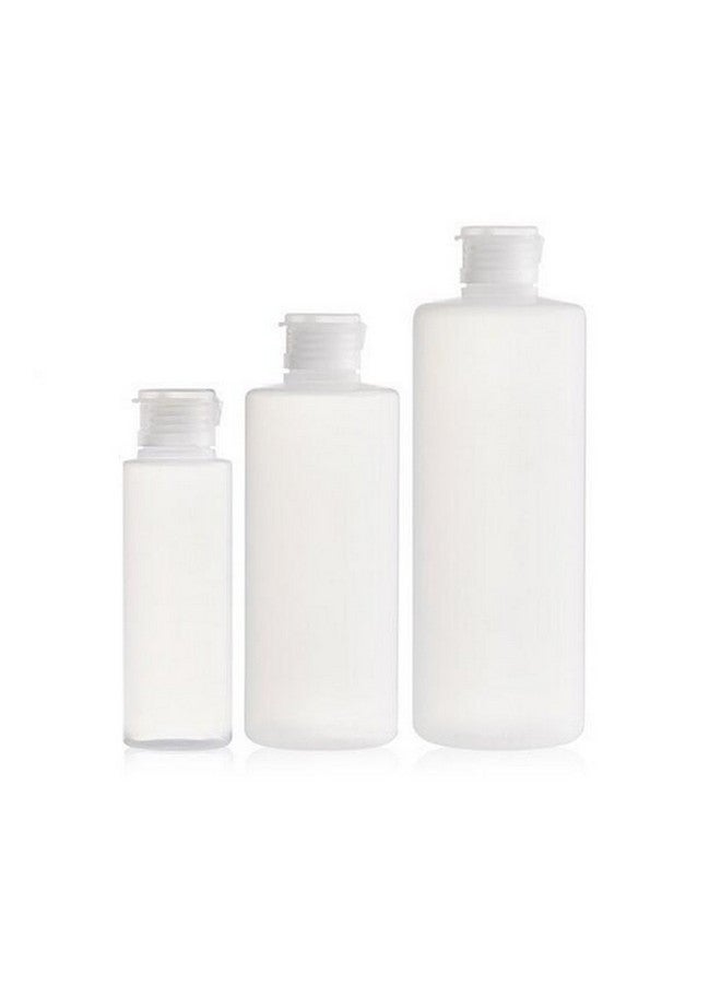 UPSTORE 2Pcs Empty Refillable Plastic Clear Soft Tube Squeeze Bottle Jars With Flip Cover Cosmetic Makeup Packing Storage Holder Containers For Toner Lotion Shower Gel Cleaser Shampoo (400Ml/13.3Oz) - Image 2