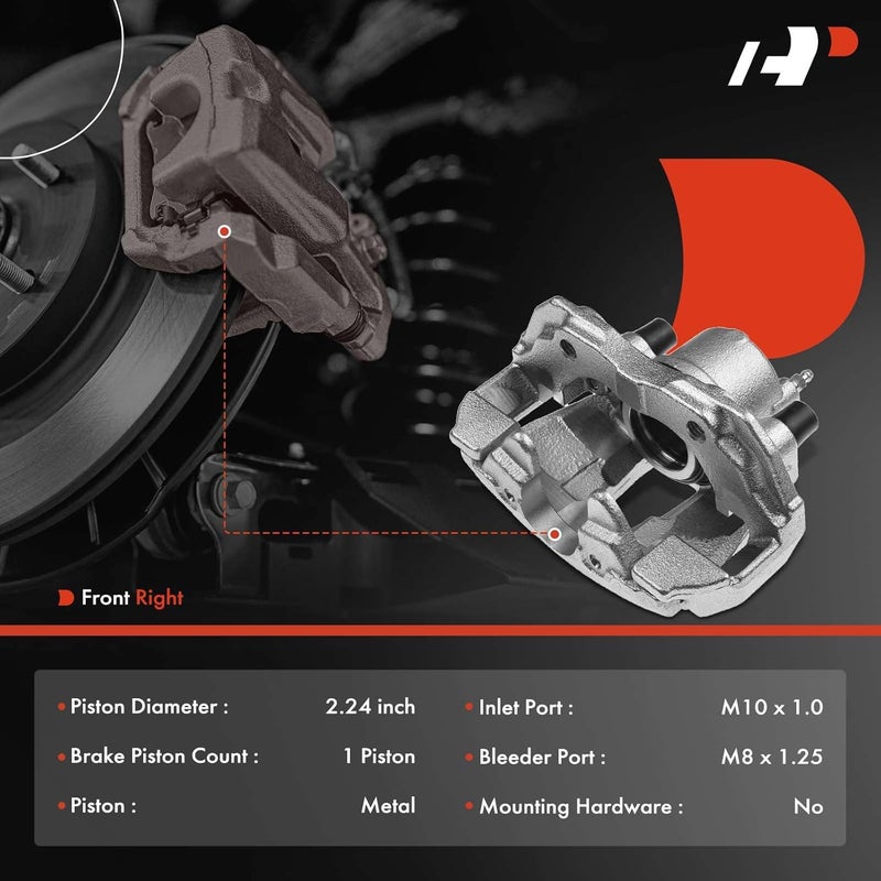 A-Premium Disc Brake Caliper Assembly for Ford - Image 2