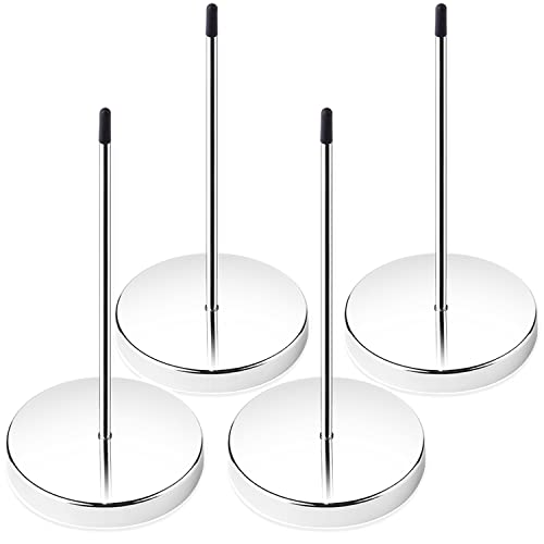 HRLORKC 4pcs Desk Receipt Holder Bill Fork Receipt Spike Stick Silver Restaurant Check Spindle 5.5 Inch by HRLORKC… - Image 1