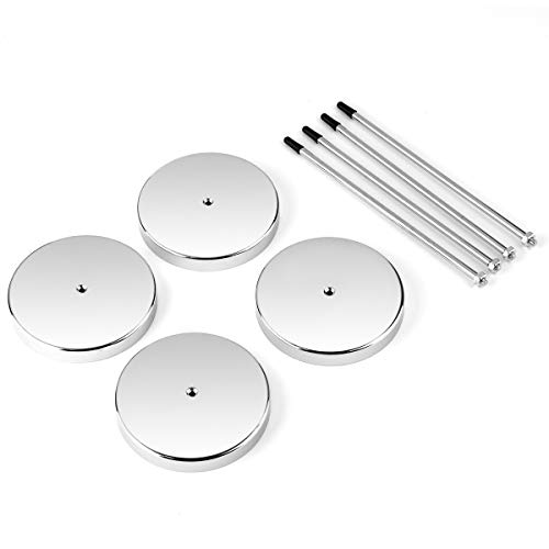 HRLORKC 4pcs Desk Receipt Holder Bill Fork Receipt Spike Stick Silver Restaurant Check Spindle 5.5 Inch by HRLORKC… - Image 2